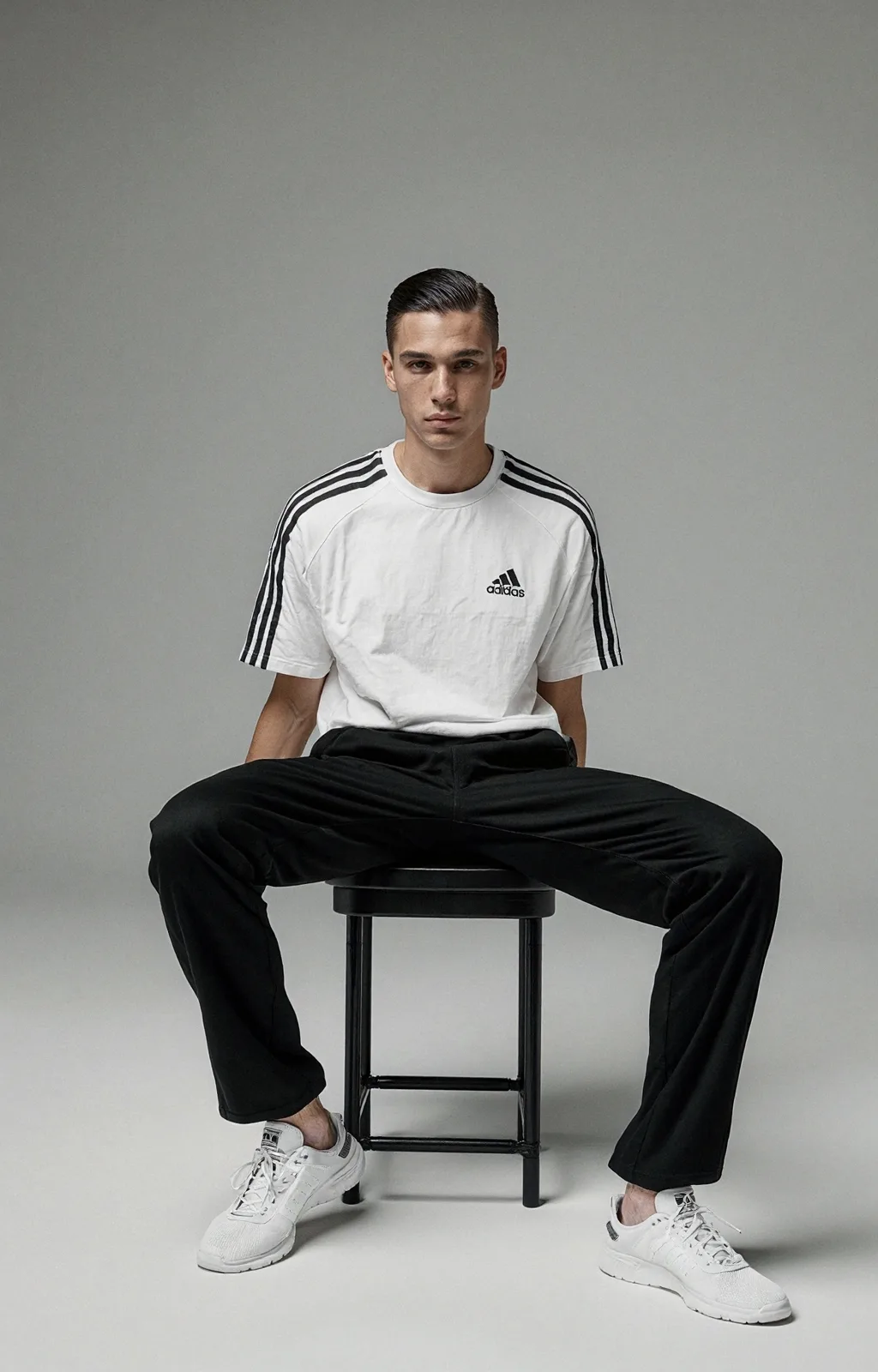 AI Man wearing Adidas tshirt